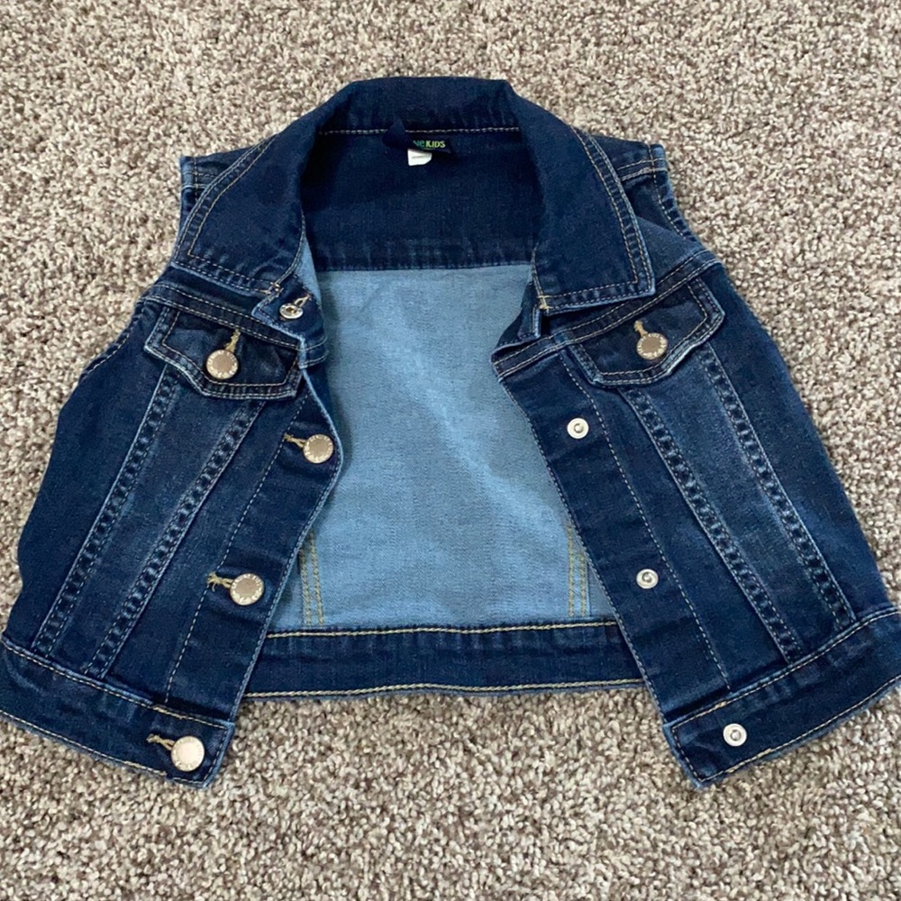 Dark blue jean jacket